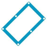 Прокладка крышки боковой LT100 21157001 для поршневого блока LT100 фото