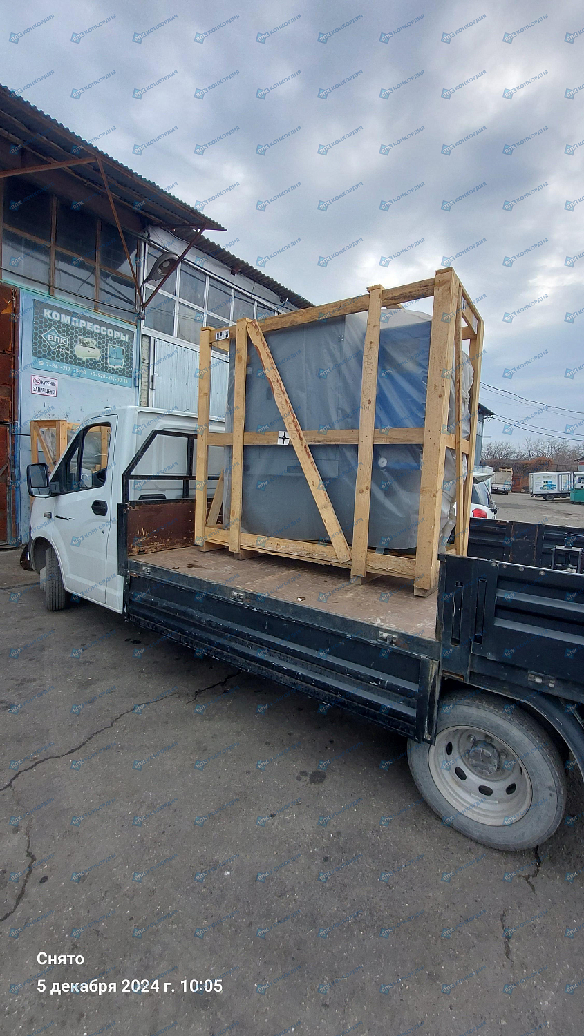 Отгрузка винтового компрессора Zammer SKTG15-10-500/O в г. Краснодар