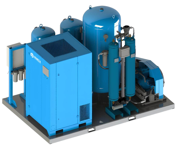 Модульная компрессорная станция Ремеза МКР100-2-8 фото